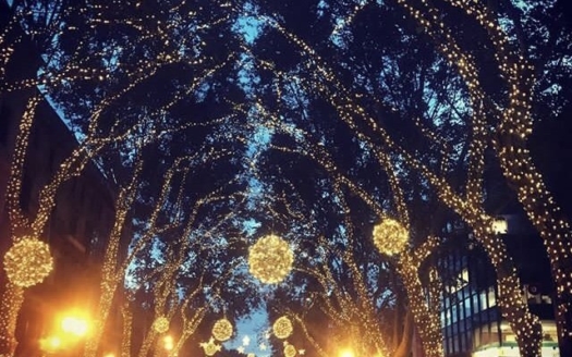 Weihnachtsbeleuchtung,Palma,Weihnachtszeit auf Mallorca