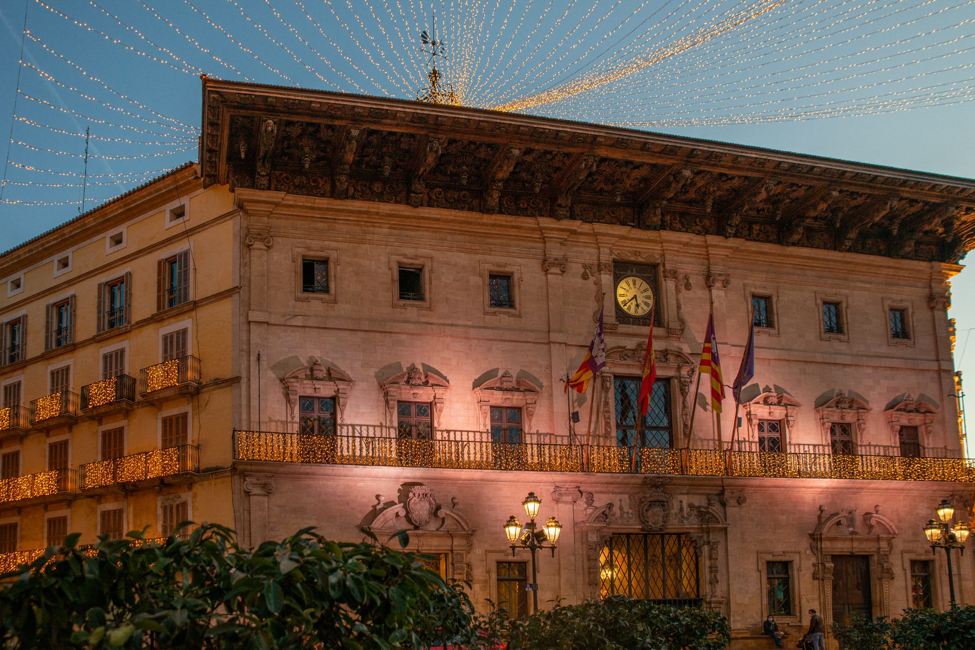 Weihnachten Mallorca,Strassen von Palma,Hafen Puerto Portals,Markt im Pueblo Español