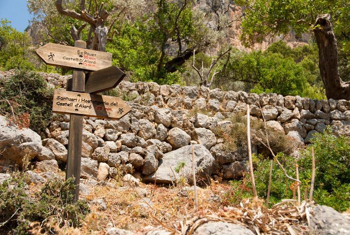 Wandern Balearen,Es Verger,Castell d’Alaro,Pilgerpfaden