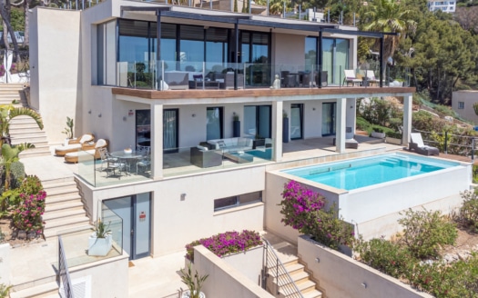 V-3902 Costa d'en Blanes Moderne Villa mit traumhaftem Meerblick in ruhiger Lage von Costa d'en Blanes und Pool