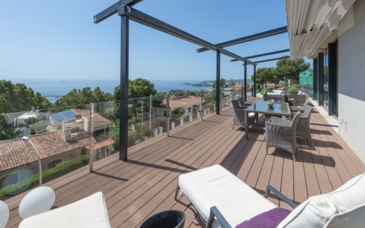 V-3902 Costa d'en Blanes Moderne Villa mit traumhaftem Meerblick, Terrasse in ruhiger Lage von Costa d'en Blanes