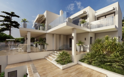 V-4072 PROJEKT: Neubau Luxus Villa mit traumhaftem Blick auf die Bucht von Santa Ponsa