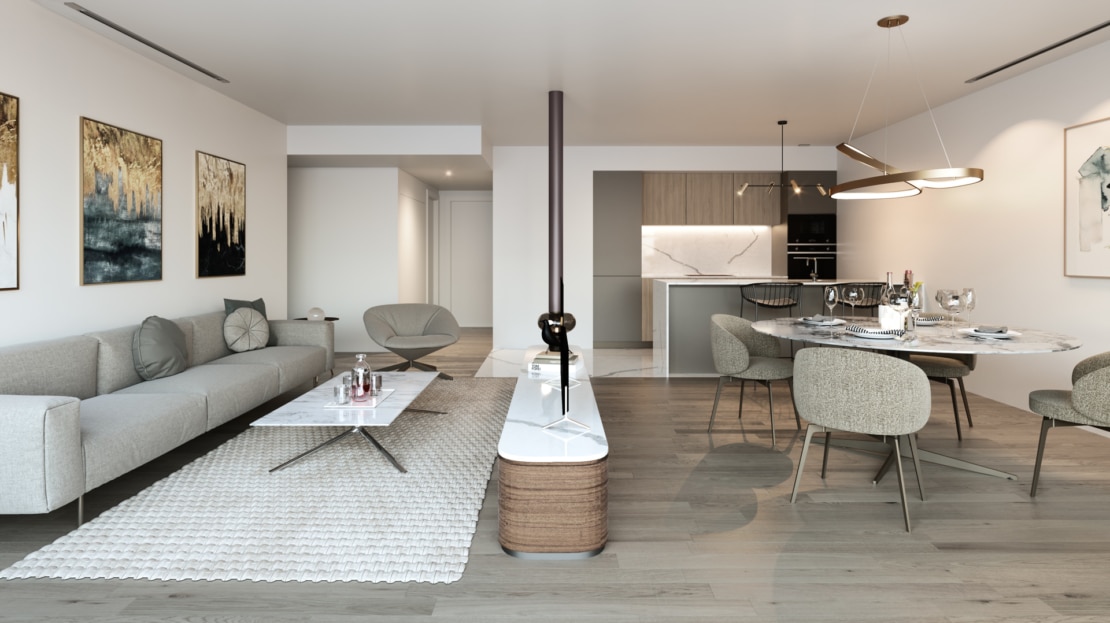 A-4137_ 25 NEUBAU! Beeindruckendes Luxus Penthouse mit zwei Terrassen, zum mitgestalten, im Herzen von Palma