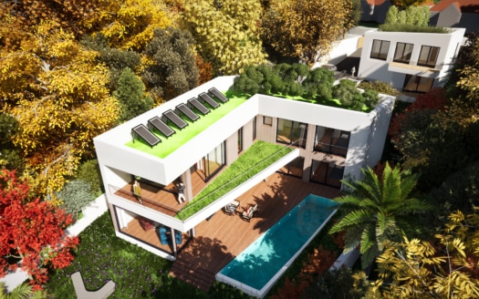 V-4293-69 PROJEKT! Luxuriöse Villa in erster Meereslinie und Traum Ausblick in Cala Blava, am Rande von Palma 1