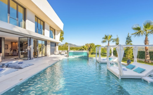 V-4486 Moderne Designer-Luxusvilla mit einzigartiger Pool-Landschaft und herrlichem Weitblick in Santa Ponça
