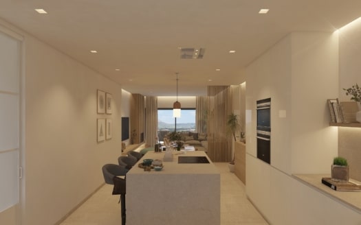 P-3109_3 PROJEKT! Penthouse mit privater Pool-Terrasse und Meerblick in neuem Apartmentkomplex in Santa Ponsa