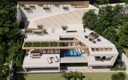 V-4594 PROJEKT! Fabelhafte Gelegenheit zur Mitgestaltung der eigenen Villa mit Pool in Costa de la Calma