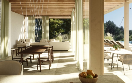 V-4254 PROJEKT! Neubau Designer-Villa mit Komfort auf höchstem Niveau, Pool und Meerblick in Cala Vinyes