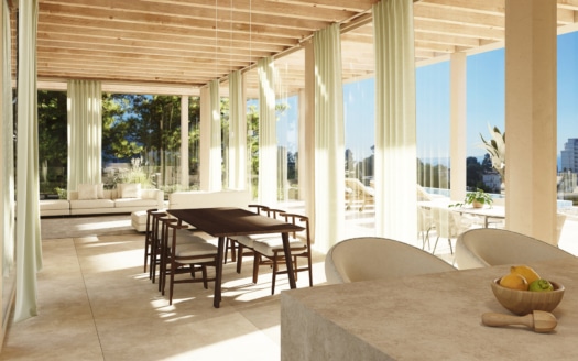 V-4254 PROJEKT! Neubau Designer-Villa mit Komfort auf höchstem Niveau, Pool und Meerblick in Cala Vinyes