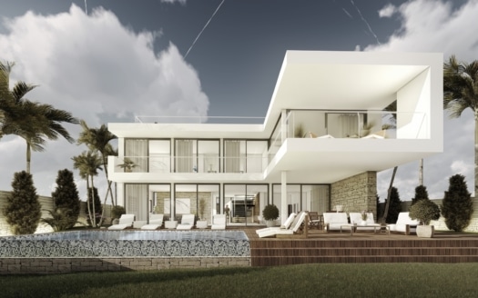 V-4595 PROJEKT! Luxus Villa mit Meerblick zur Mitgestaltung in ruhiger Lage von Cala Vinyas