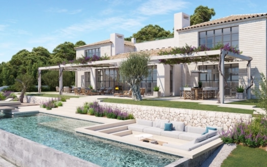 V-4217 PROJEKT! Prachtvolle Luxus-Villa mit atemberaubenden Meerblick, in Alt Bendinat, im Südwesten der Insel 5