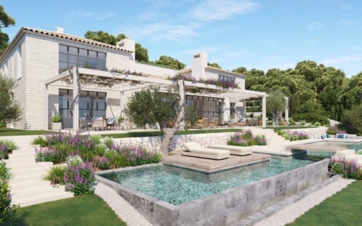 V-4217 PROJEKT! Prachtvolle Luxus-Villa mit atemberaubenden Meerblick, in Alt Bendinat, im Südwesten der Insel 6