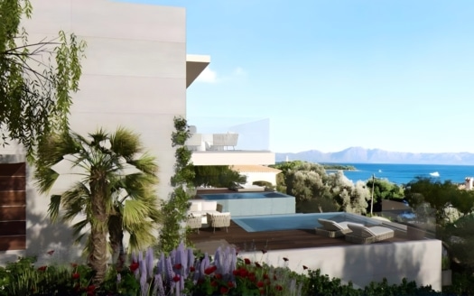 V-4733 PROJEKT! Neubau Villa in Alcudia mit Pool und herrlichem Meer- und Hafenblick 2