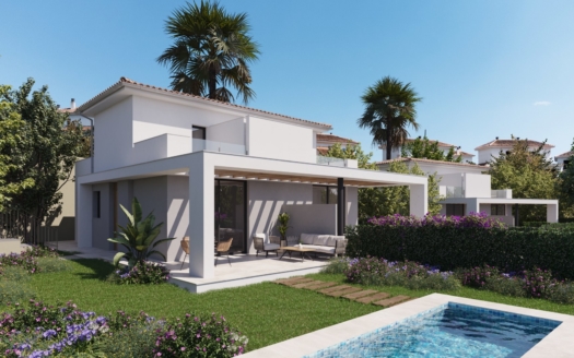 V-4794_2 PROJEKT! Elegante Villa in Neubau Wohnkomplex in Cala Anguila, an der Ostküste von Mallorca