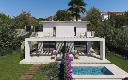 V-4794_2 PROJEKT! Elegante Villa in Neubau Wohnkomplex in Cala Anguila, an der Ostküste von Mallorca