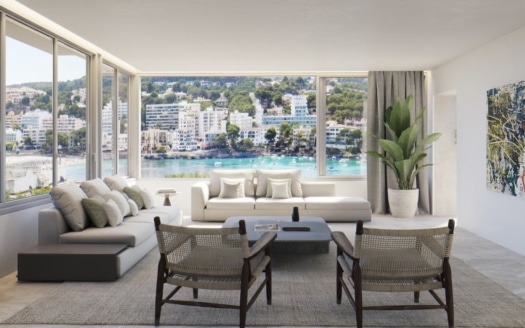 V-2784 PROJEKT! Moderne Villa mit zwei Pools und Meerblick, fußläufig zum Strand von Santa Ponça 3
