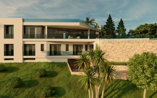 V-4854 IM BAU! Außergewöhnliche Neubau Villa in Costa den Blanes mit Infinitypool und Meerblick