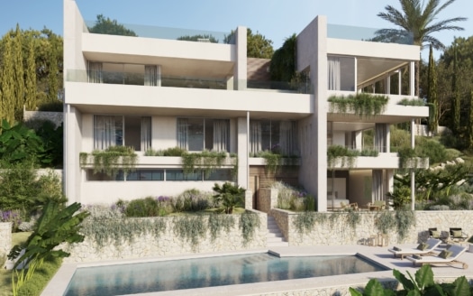 V-2784 PROJEKT! Moderne Villa mit zwei Pools und Meerblick, fußläufig zum Strand von Santa Ponça 6