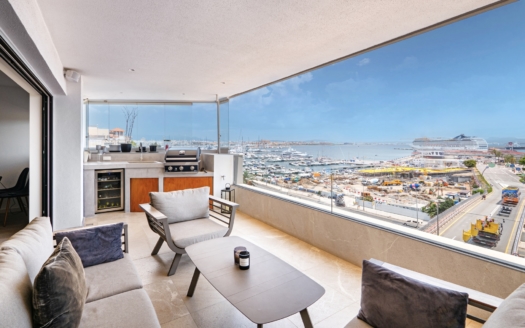 4882 Traumhaftes, modernes Apartment in Palma mit direktem Blick auf den Haften und das Meer 17