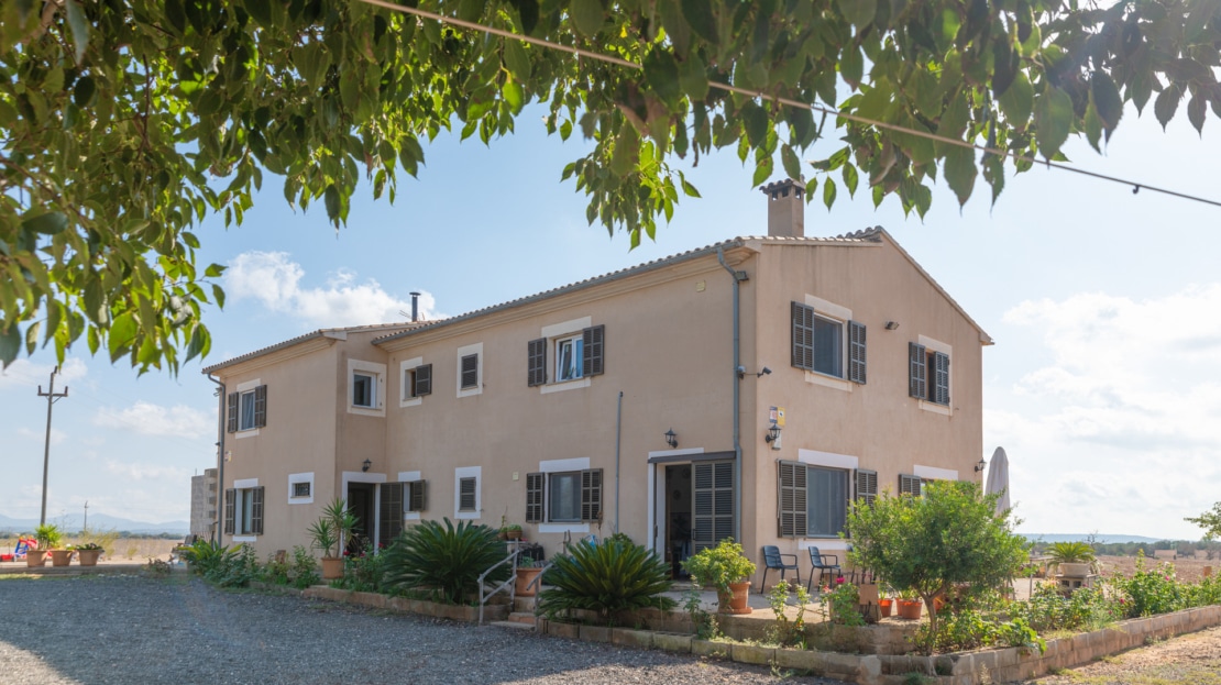 4856 Partly renovated country house in Ses Salines, with absolute privacy, dista