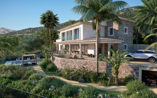 4939-97 Wunderschönes Grundstück mit Basisprojekt für 2 Villen im Finca Stil in Es Capdella