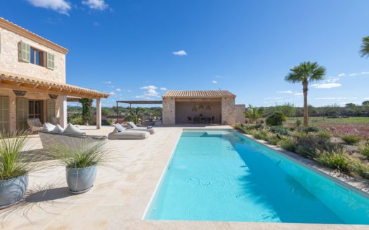 F-4860 Fantastic natural stone finca in Ses Salines with absolute privacy, large pool and panoramic views37