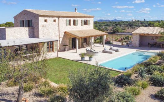 F-4860 Fantastic natural stone finca in Ses Salines with absolute privacy, large pool and panoramic views23