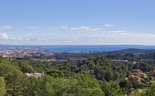 4987 INVESTITION! Grundstück in Son Vida in Ruhelage & herrlichem Blick auf das Meer und die Bucht von Palma 5