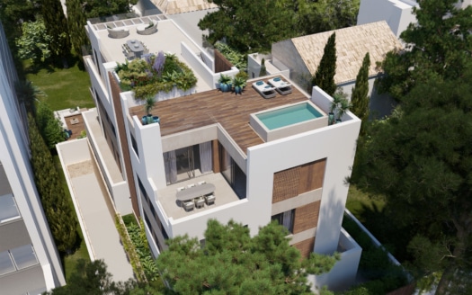 A-2952_2 Spektakuläres Neubau Garten Apartment in Son Armadams, mitten in Palma's Zentrum
