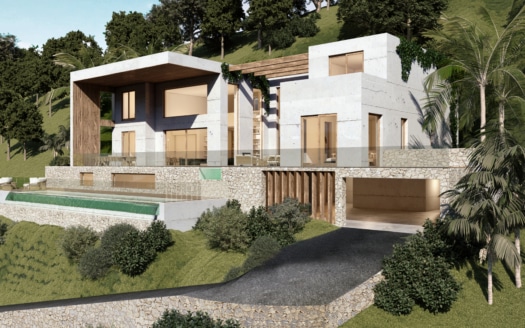 5047-121 PROJEKT! Eindrucksvolle Luxus Villa in Son Vida mit fantastischem Blick über die Bucht von Palma 1