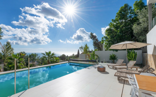 4498-Moderne Villa mit Infinitypool und Meerblick bis auf die Bucht von Palma in ruhiger Lage von Genova6