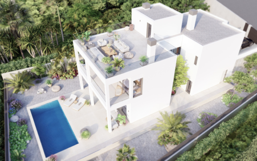 4981-119 Grundstück mit vorliegender Baulizenz für eine luxuriöse Villa in Badia Blava mit Teil-Meerblick 6