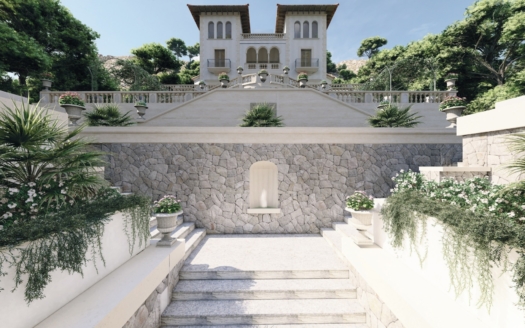4995 PROJEKT! Prestigeträchtiges Luxus Chateau in Port Andratx, 1. Meereslinie mit unvergleichlichem Ausblick 1