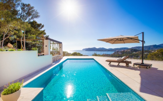 5082-97 Luxus Villa in Costa de la Calma mit Salzwasser Pool, Gäste-Apartment und Traum-Meerblick 1
