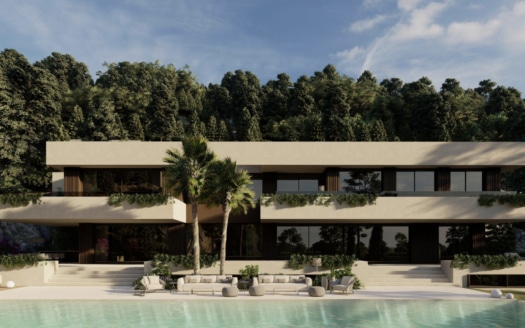G-4110 PROJEKT! Grundstück in Son Vida mit Projekt für eine exklusive Villa mit herrlichem Ausblick