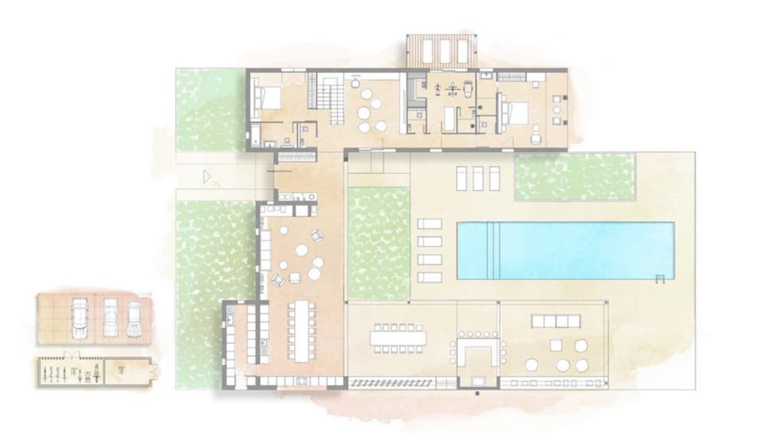 F-3798_Neubau Finca in Ses Salines in modernem Design und großem Pool