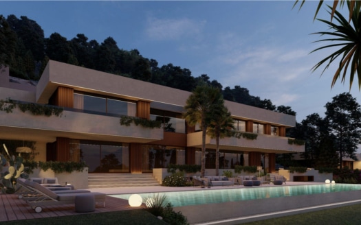 G-4110 PROJEKT! Grundstück in Son Vida mit Projekt für eine exklusive Villa mit herrlichem Ausblick
