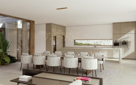 V-4670-121 PROJEKT! Beeindruckende Luxus Villa in Bendinat mit Blick auf den Golfplatz und das Meer