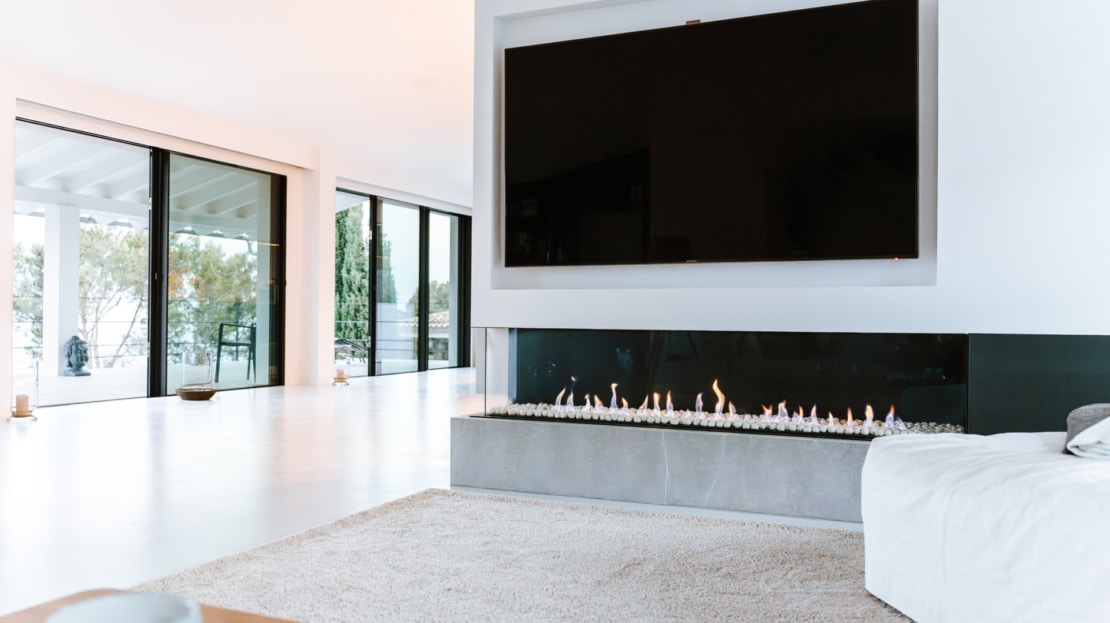 V-4715 Villa in Costa den Blanes mit elegantem, klaren Design und fantastischem Meerblick