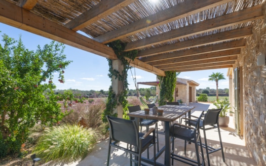 F-4860 Fantastic natural stone finca in Ses Salines with absolute privacy, large pool and panoramic views31
