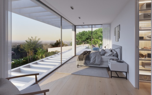 5245 Bau-Grundstück in Bunyola mit Projekt für eine fantastische Villa mit Panoramablick 5