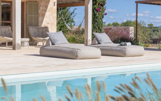 F-4860 Fantastic natural stone finca in Ses Salines with absolute privacy, large pool and panoramic views26