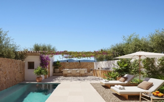 5217 PROJEKT! Luxuriöses Dorfhaus in Santa Maria mit Pool 1