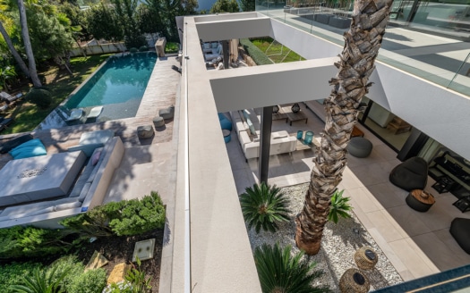 5023 Spektakuläre, moderne Designer Villa in Nova Santa Ponsa direkt am Golfplatz