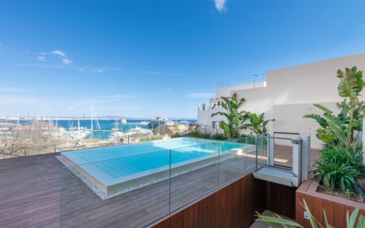 P-4826_3 Penthouse in Palma mit herrlichem Meer- und Hafenblick von privater Terrasse & Garage 35