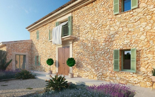 F-4055 Luxus Finca zw. Ses Salines und Es Llombards mit traumhaftem Panorama Blick