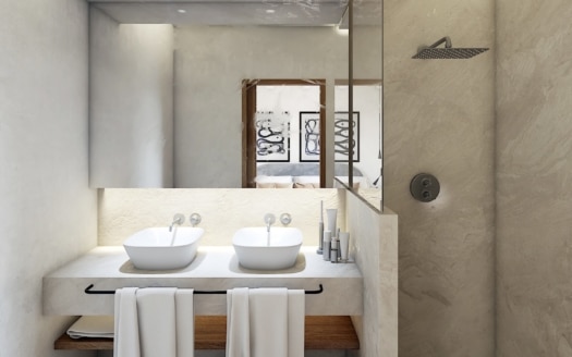 D-4687 Luxus Dorfhaus in Ses Salines im Finca-Stil mit großer Pool Terrasse