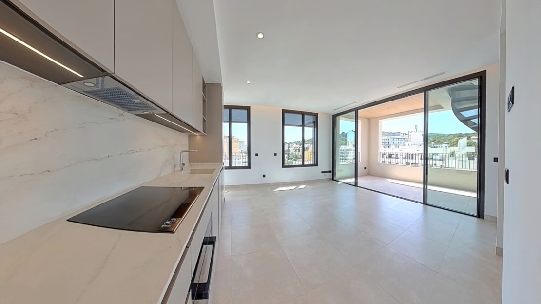 P-3637_9 Fantastisches Penthouse in Son Armadams mit Dachterrasse und privatem Pool 9