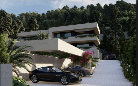 G-4109 PROJEKT! Bau-Grundstück in Son Vida mit Projekt für eine Luxus Designer Villa