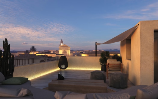 D-4687 Luxus Dorfhaus in Ses Salines im Finca-Stil mit großer Pool Terrasse